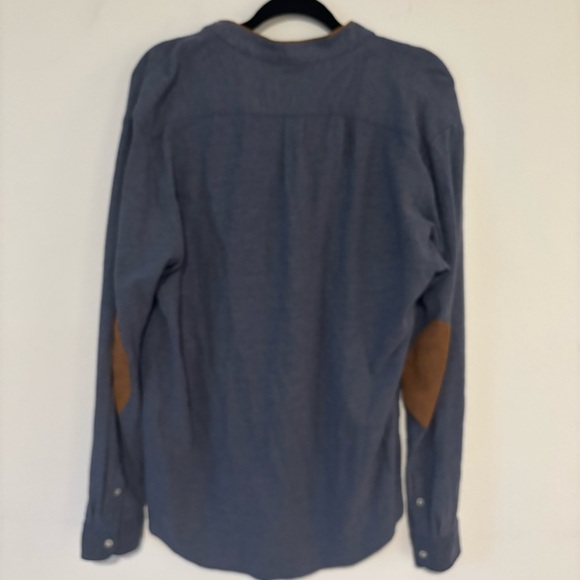 Zara Men's Slate Blue Button Down Shirt - Picture 5 of 6